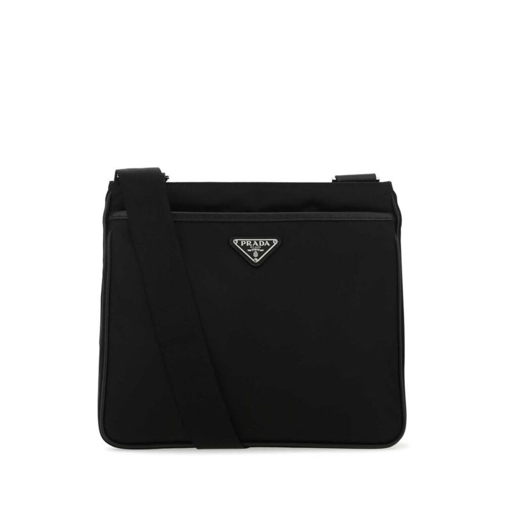 Prada Men Black Re-Nylon Crossbody Bag